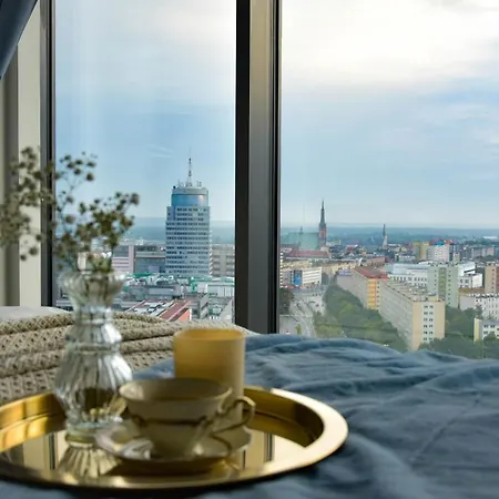 Apartment Heaven Hanza Tower 17th Floor Stettin