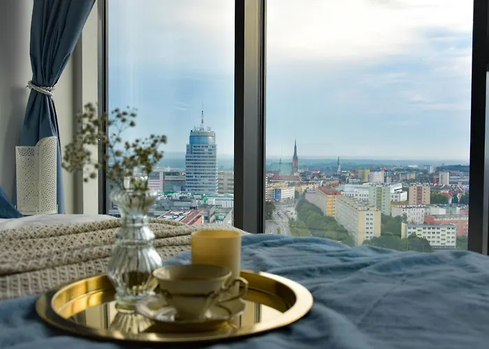 Apartment Heaven Hanza Tower 17th Floor Szczecin